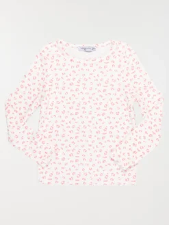 Pyjama motif maille côtelé fille (3-12A)