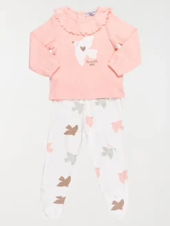 Pyjama motif oiseau fille (6-36M)