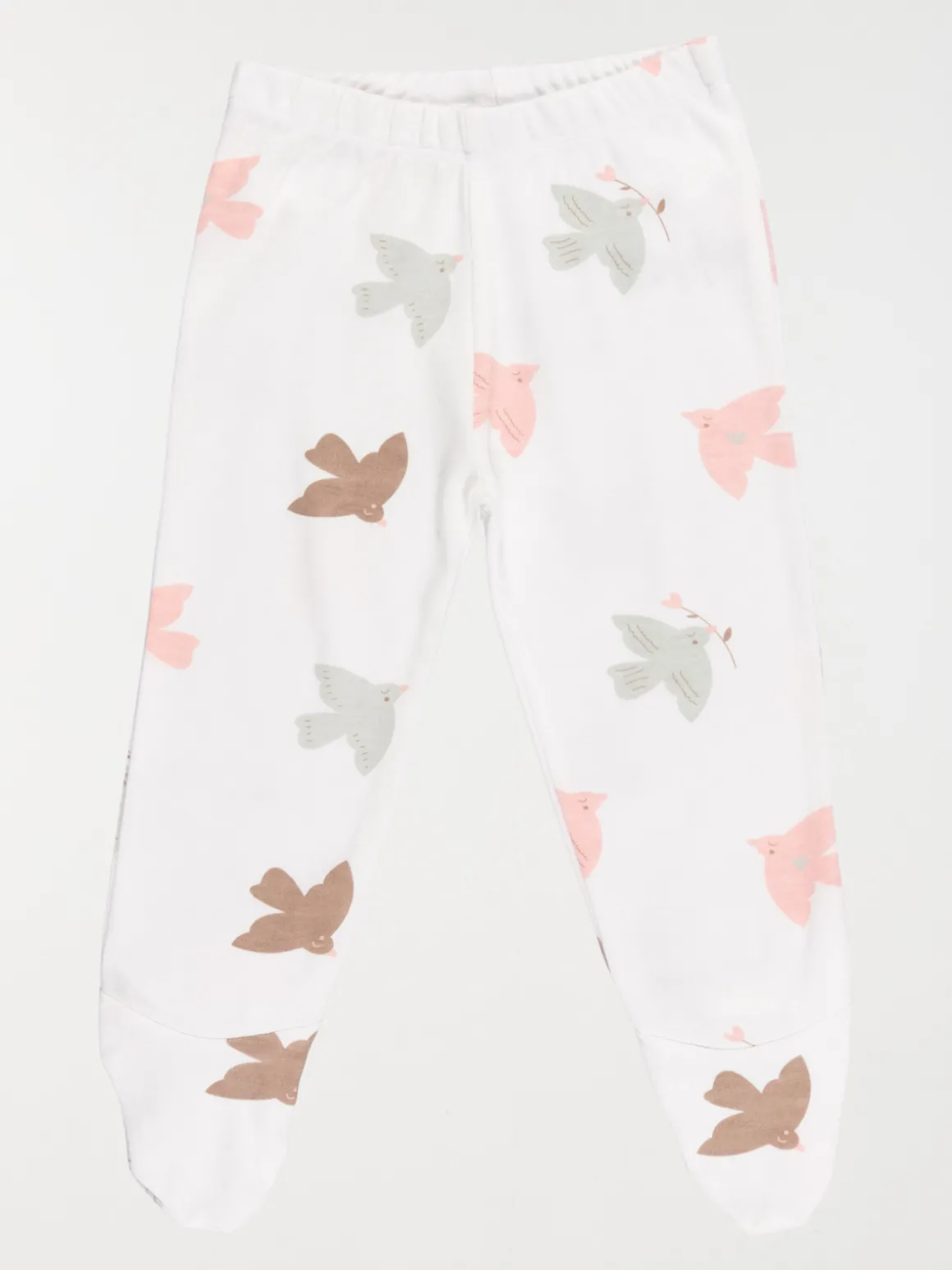 Pyjama motif oiseau fille (6-36M)