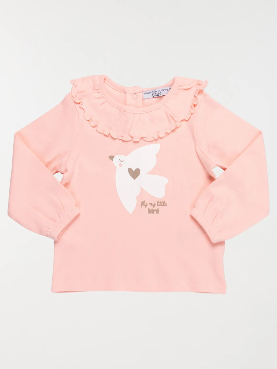 Pyjama motif oiseau fille (6-36M)
