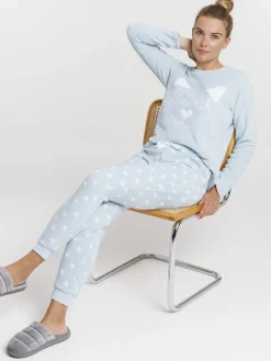 Pyjama polaire chat femme