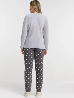 Pyjama polaire pingouin femme