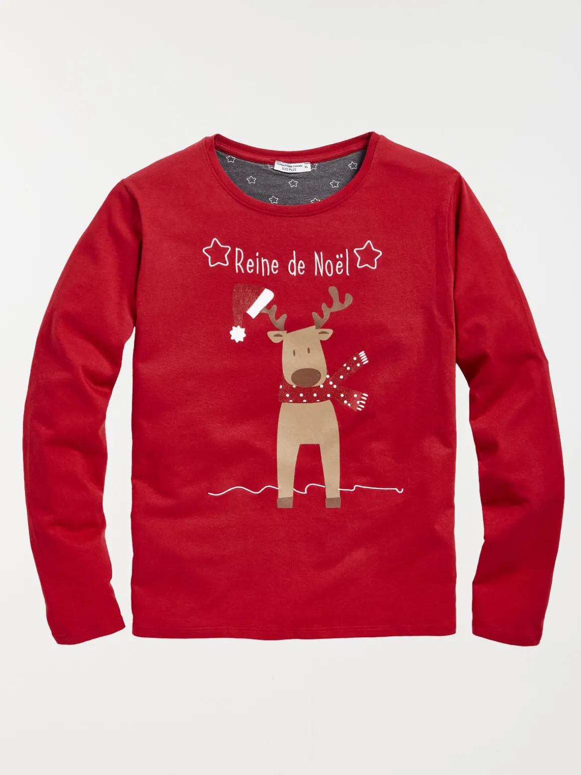 Pyjama renne de noël grande taille femme