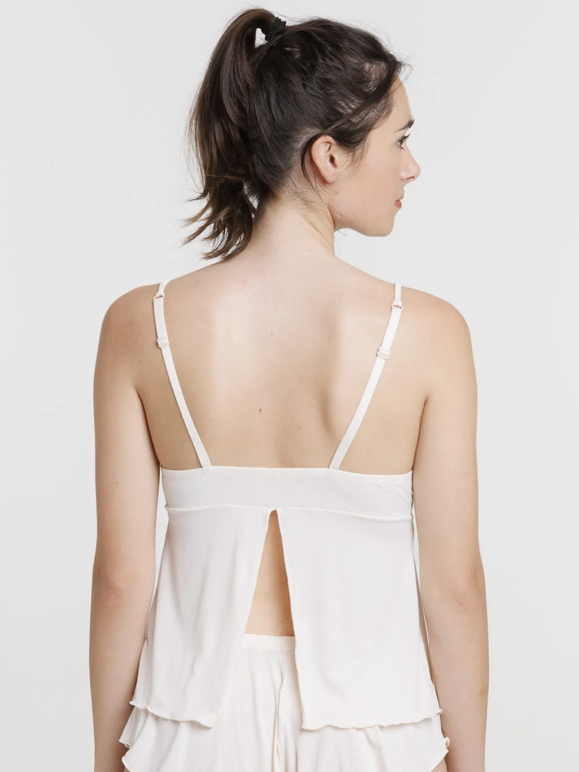 Pyjashort dos ouvert femme