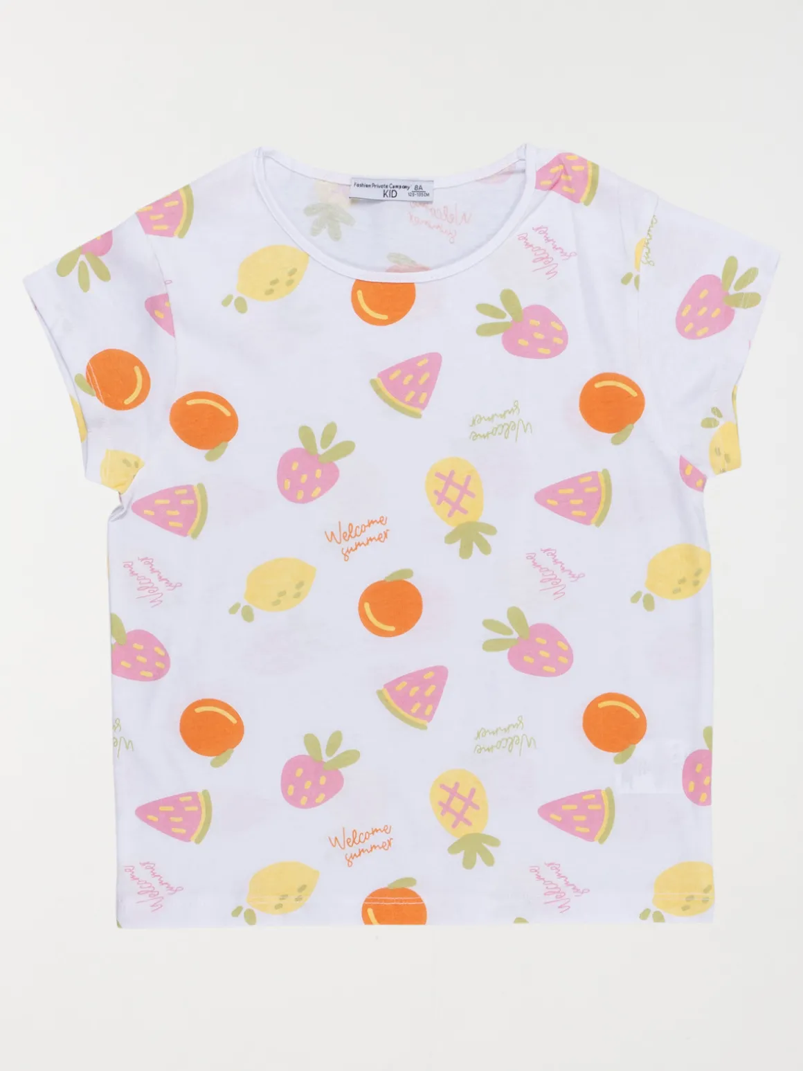 Pyjashort fruits fille (3-12A)