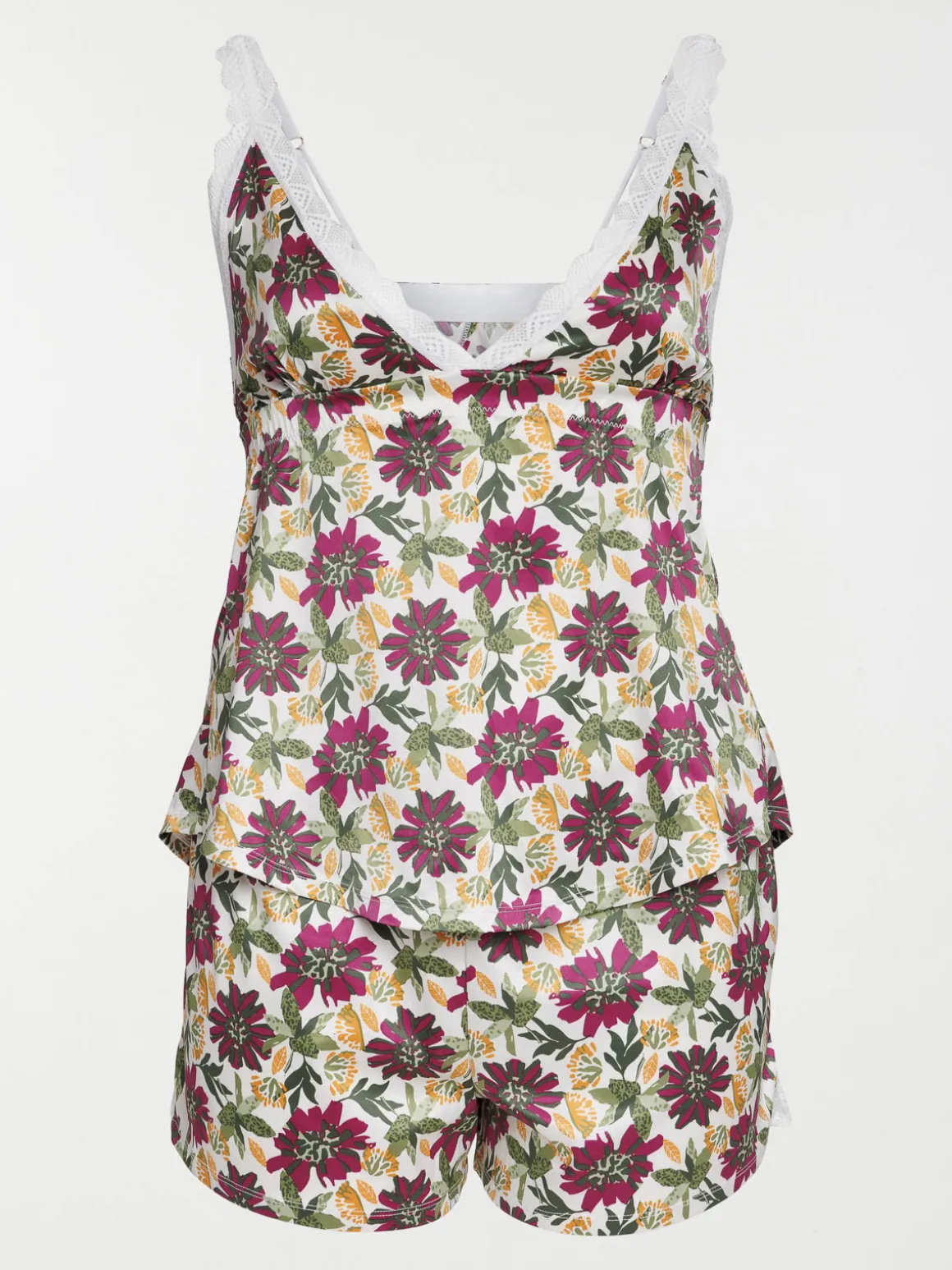 Pyjashort imprimé grande taille femme