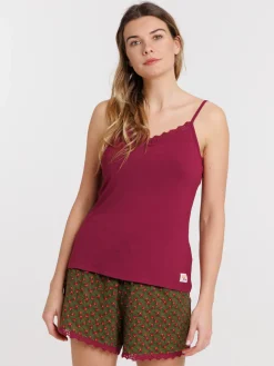 Pyjashort motif floral femme