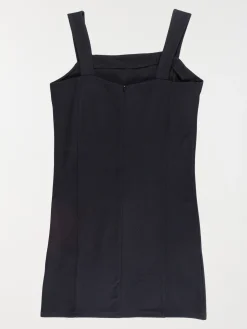 Robe à bretelles noire fille (XXS-M)
