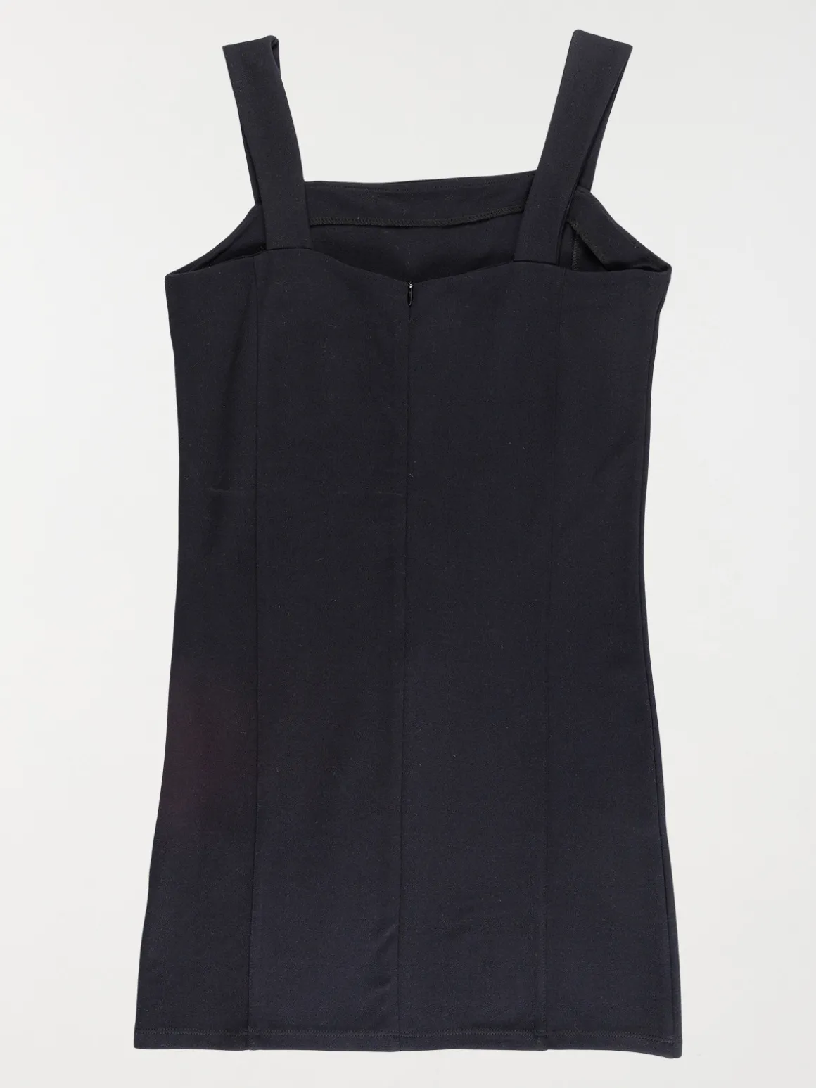 Robe à bretelles noire fille (XXS-M)