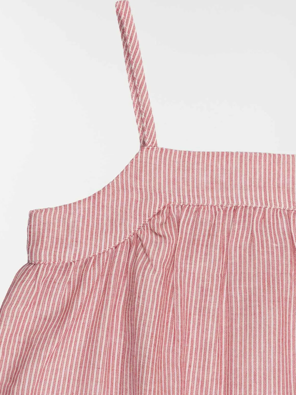 Robe bretelles vieux rose fille (3-12A)