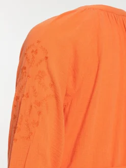 Robe broderies femme grande taille