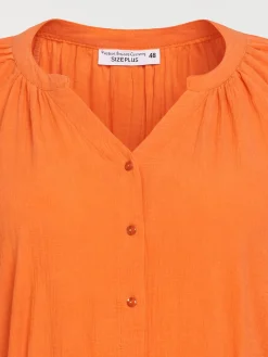 Robe broderies femme grande taille