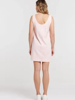 Robe courte retro pink femme