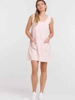 Robe courte retro pink femme