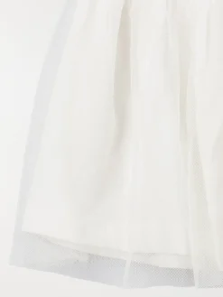 Robe écru avec broderie fille (3-36M)