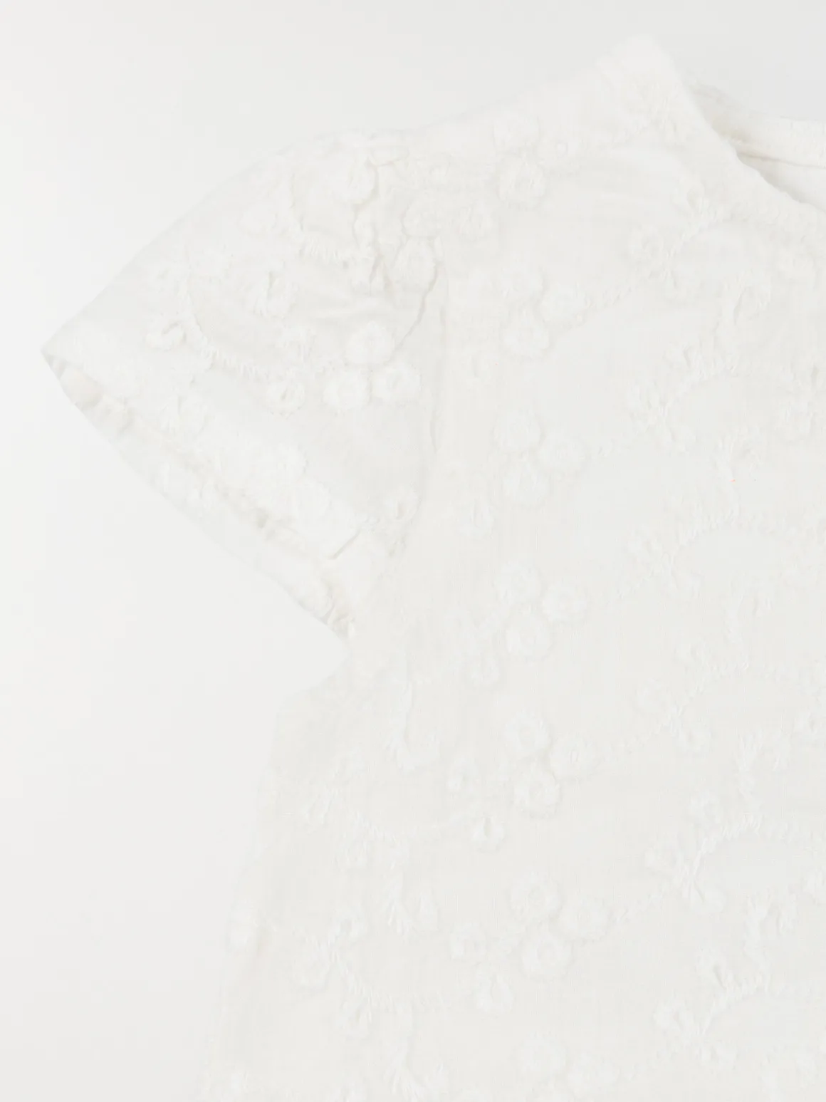 Robe écru avec broderie fille (3-36M)