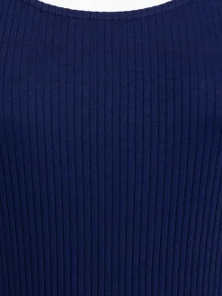Robe côtelée grande taille femme