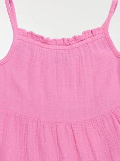 Robe double gaz de coton fille (3-12A)
