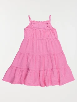 Robe double gaz de coton fille (3-12A)