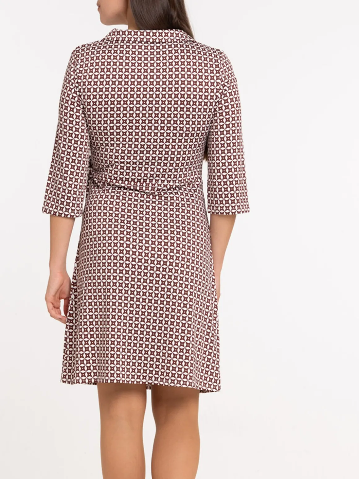 Robe effet portefeuille imprimée femme