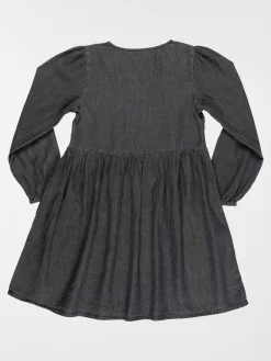 Robe en jean noire fille (3-12A)