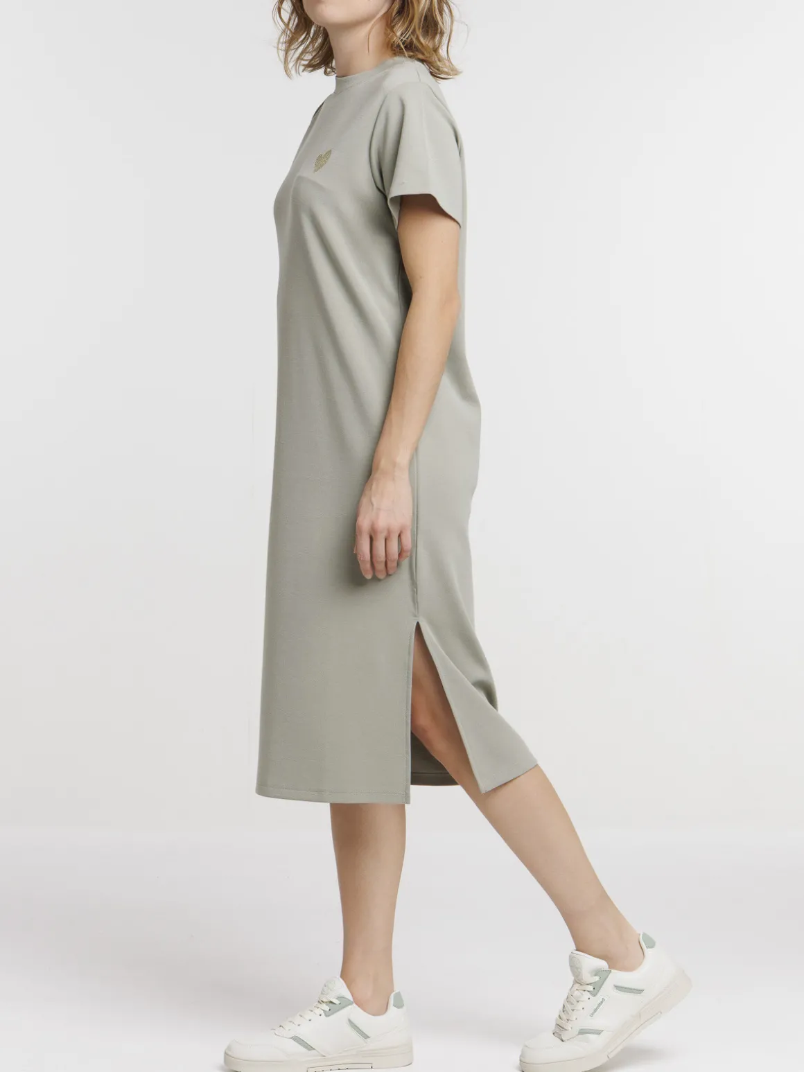 Robe femme motif coeur doré