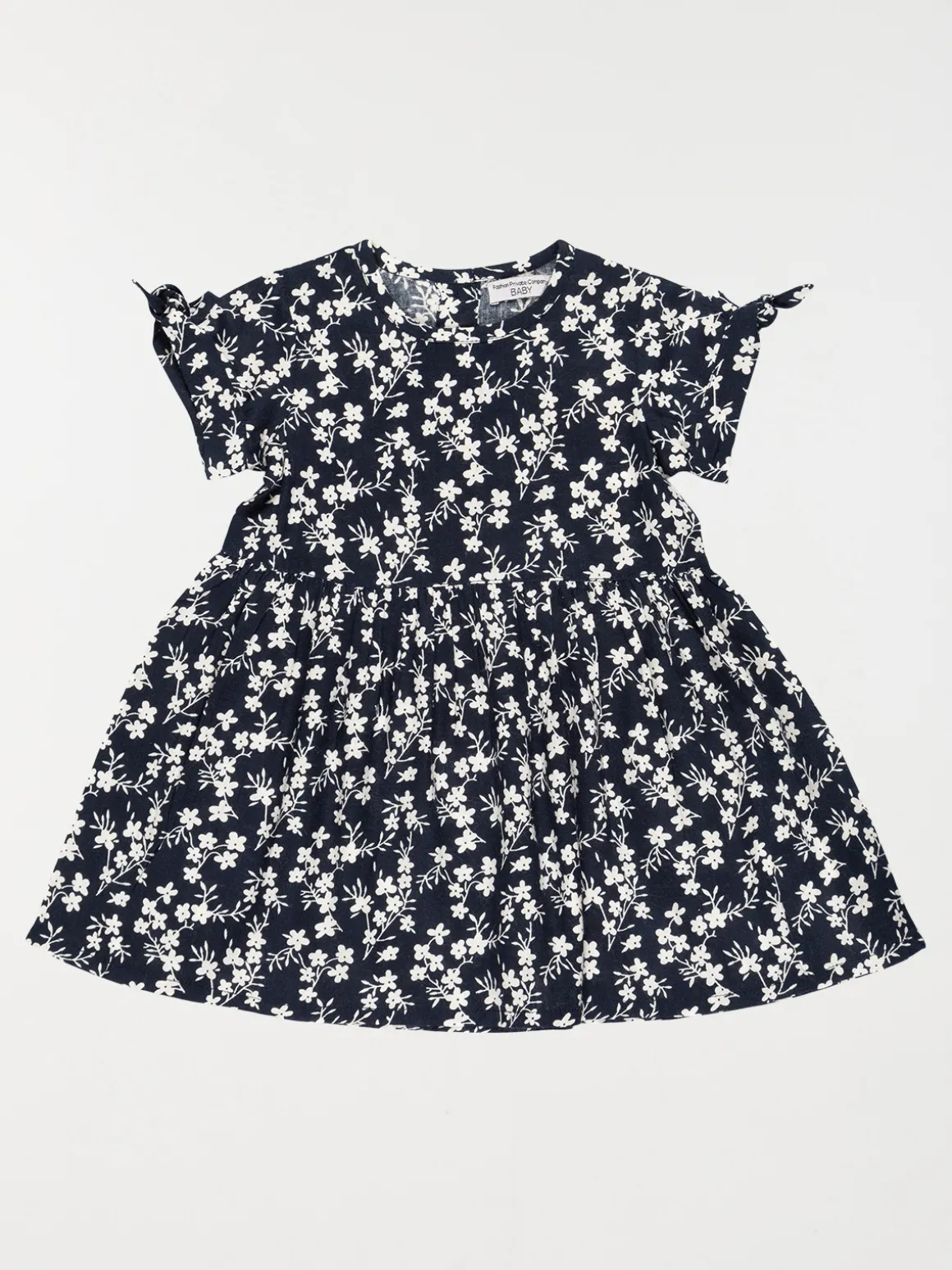 Robe fille motif floral (3-24M)