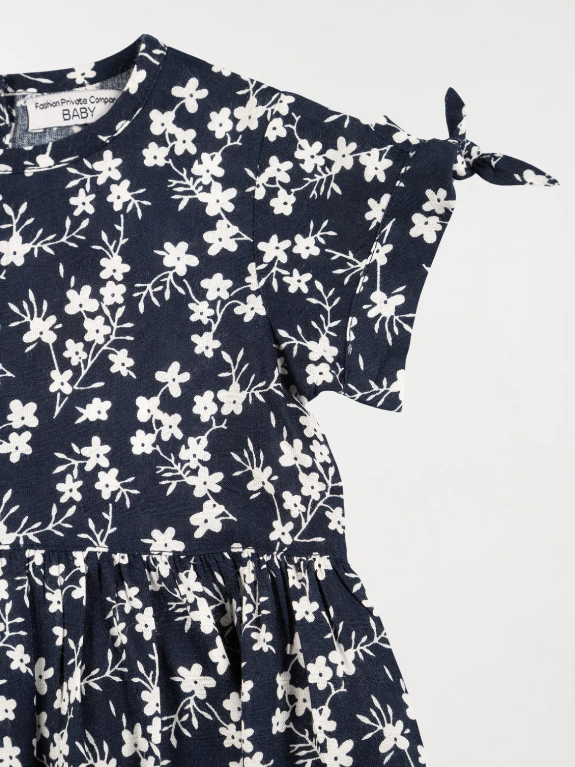 Robe fille motif floral (3-24M)