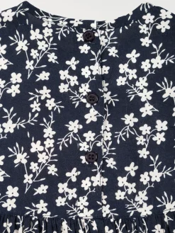Robe fille motif floral (3-24M)