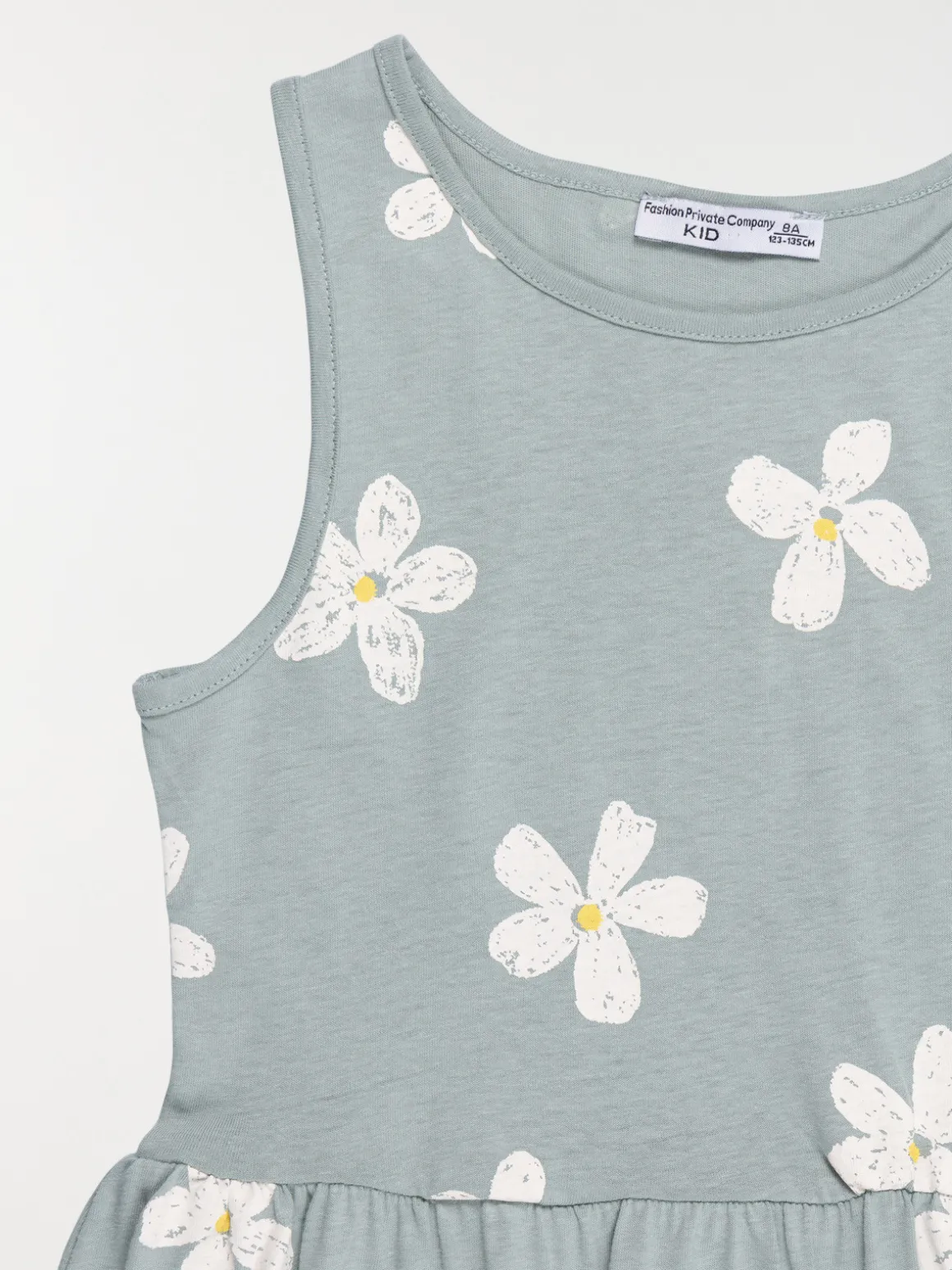 Robe fleurie sans manches fille (3-12A)