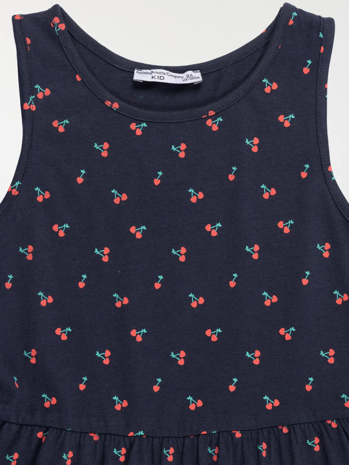 Robe imprimé cerise fille (3-12A)