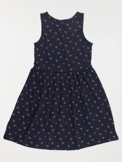 Robe imprimé cerise fille (3-12A)