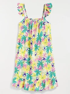 Robe imprimée à bretelles fille (3-12A)