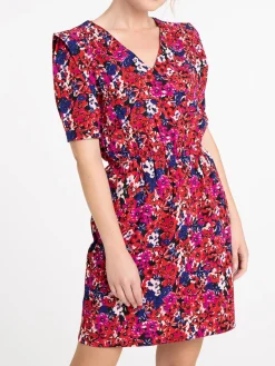 Robe imprimée fleuri femme