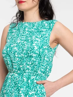 Robe imprimée fleurie femme