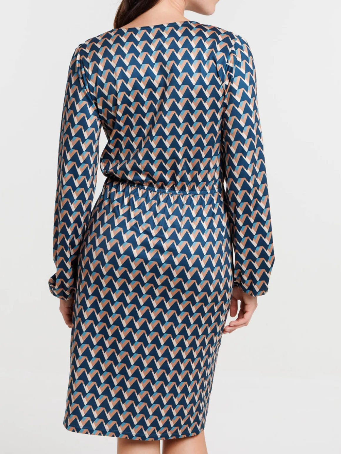Robe imprimée graphique femme