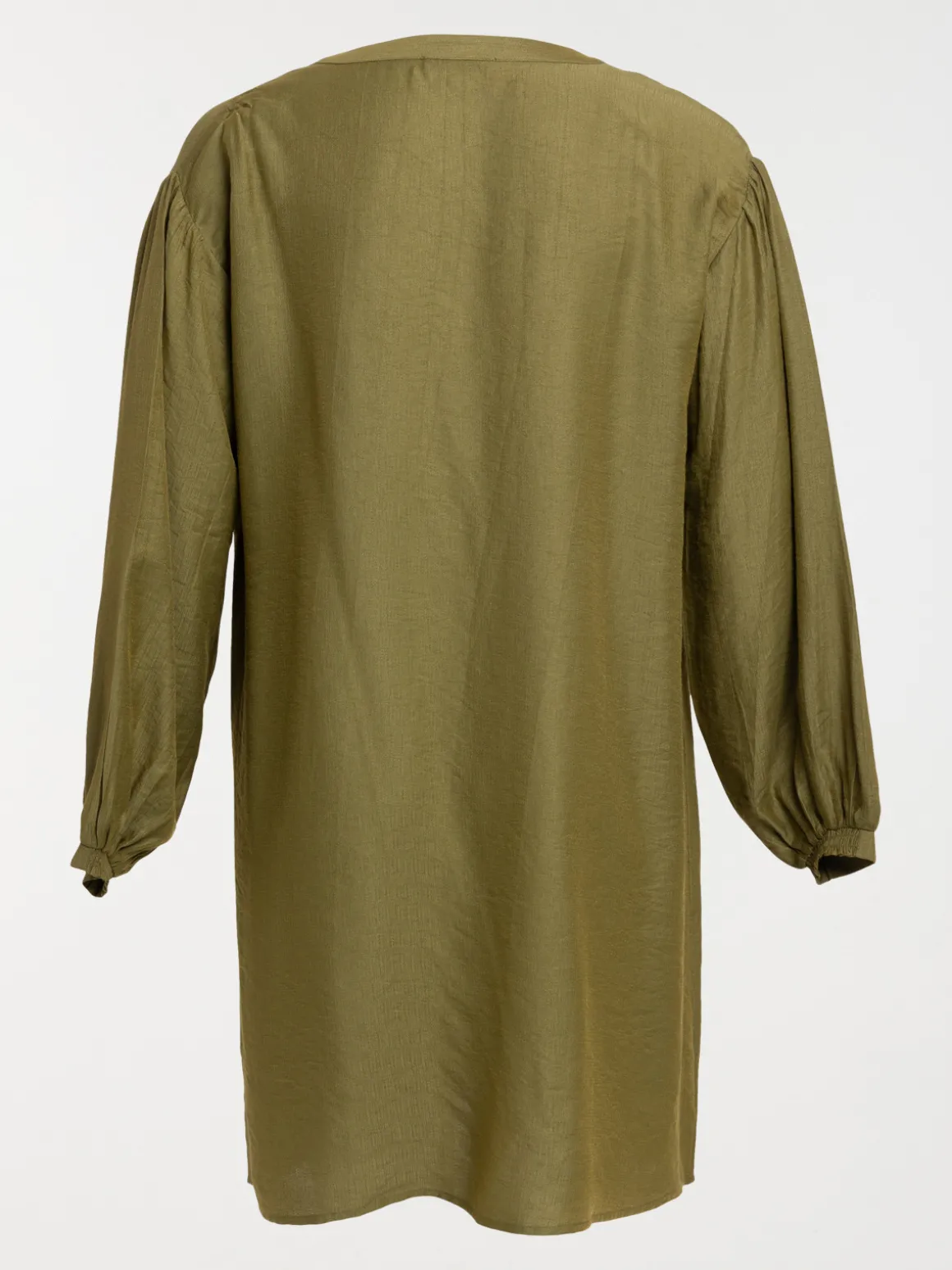 Robe kaki indien grande taille femme
