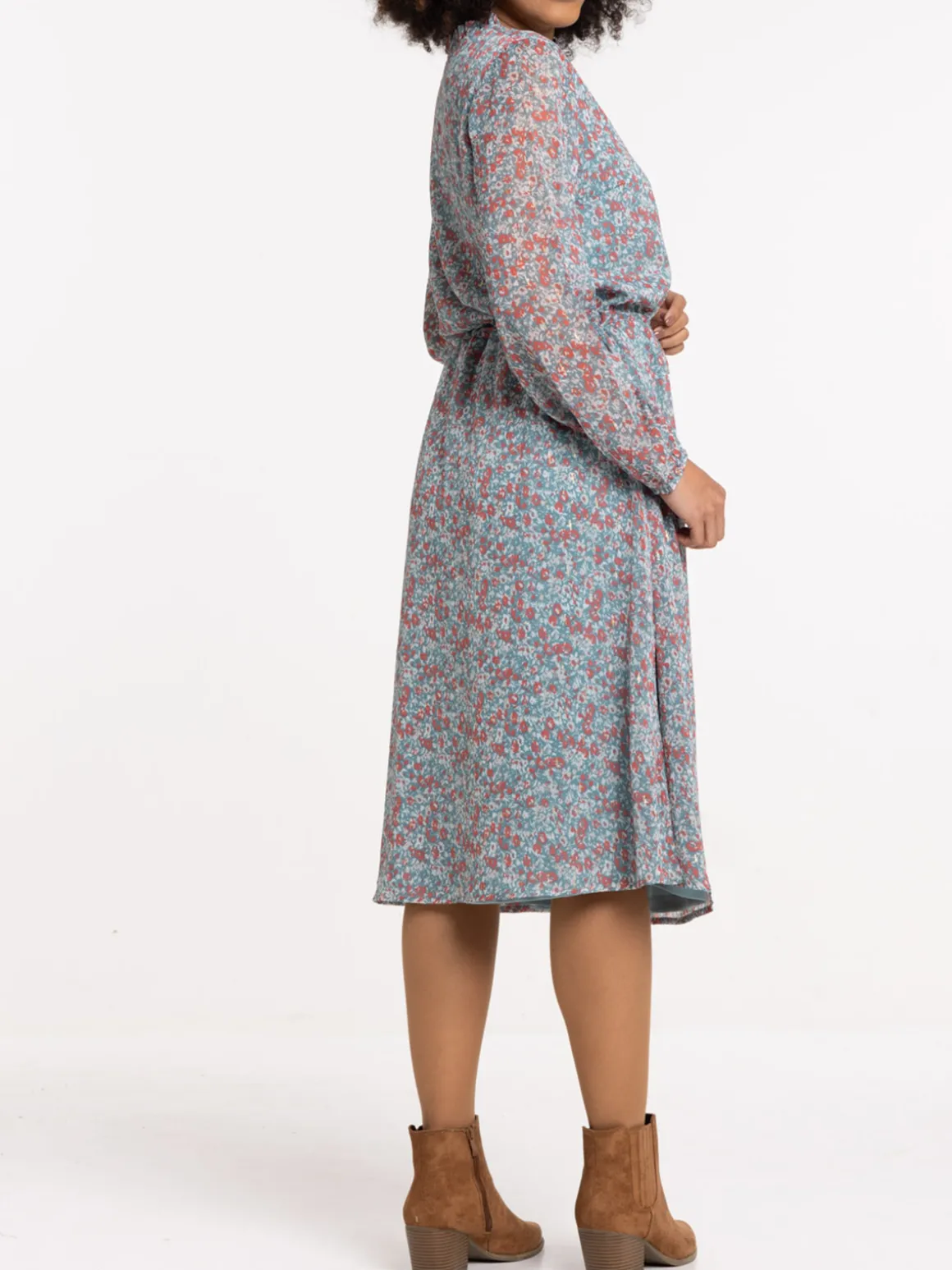 Robe longue fleurie femme