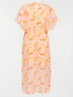 Robe longue fleurie grande taille femme