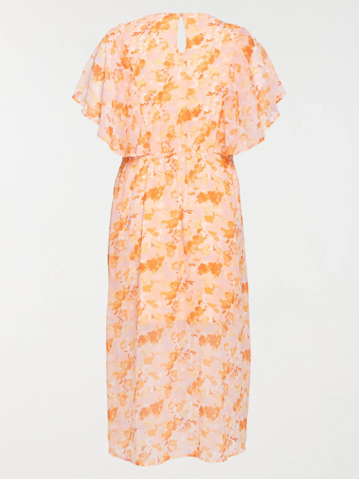 Robe longue fleurie grande taille femme