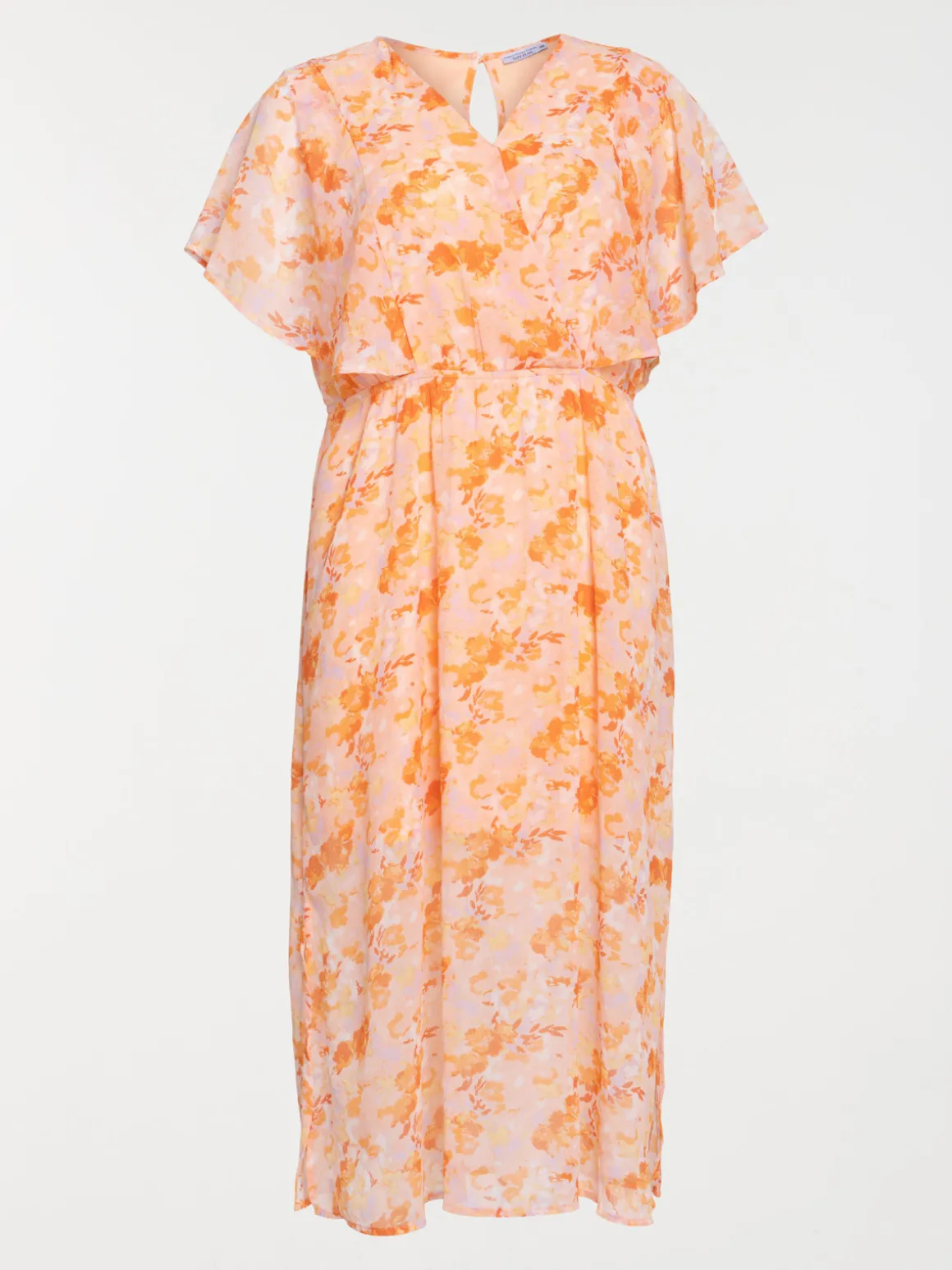 Robe longue fleurie grande taille femme