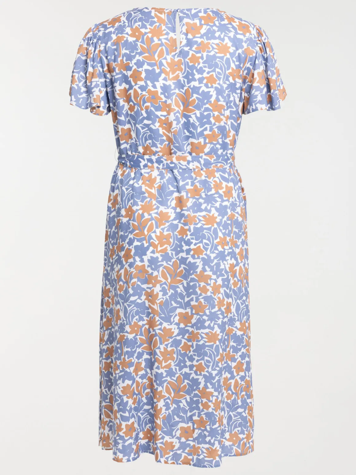Robe longue fleurie grande taille femme