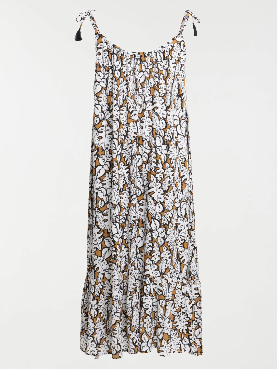 Robe longue imprimée femme