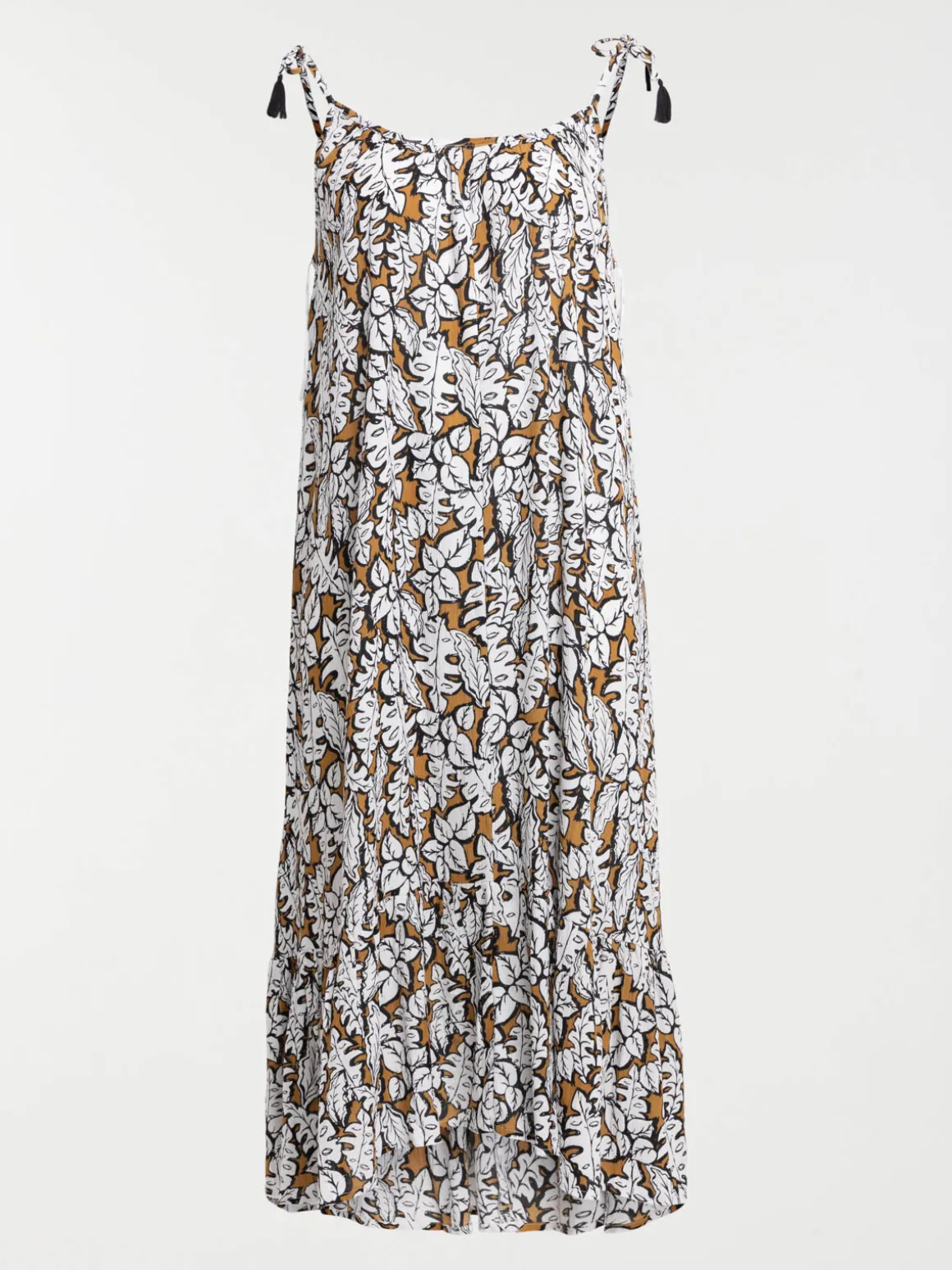 Robe longue imprimée femme
