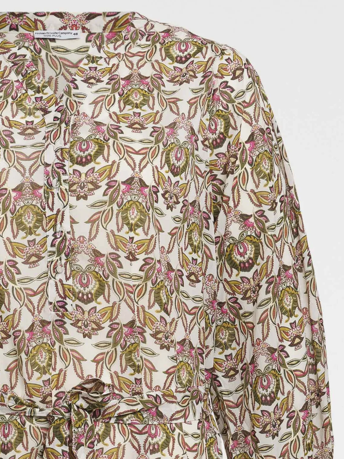 Robe longue imprimée femme grande taille
