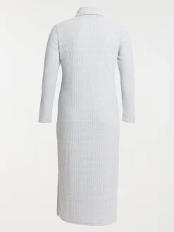 Robe longue maille grande taille femme