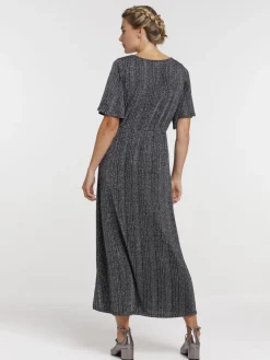 Robe longue noire femme