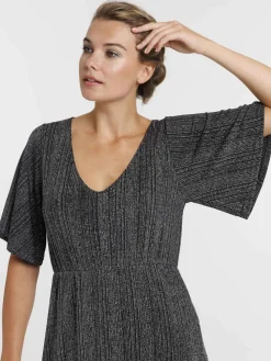 Robe longue noire femme