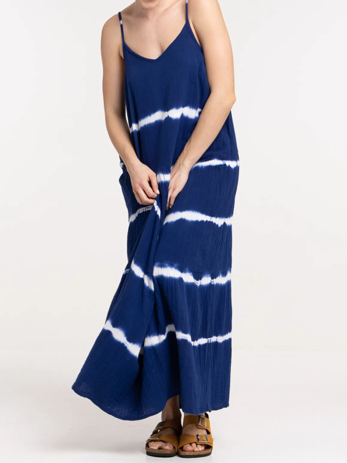 Robe longue tie and dye femme