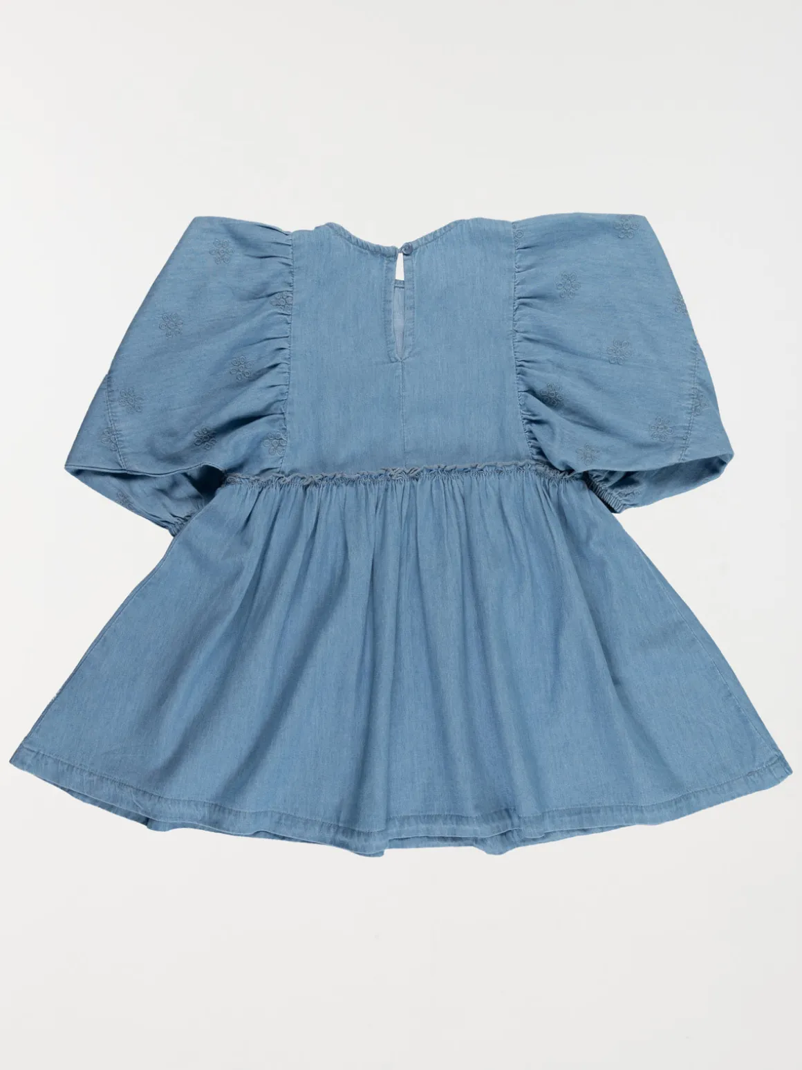 Robe manches bouffantes fille (3-12A)